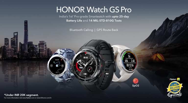 HONOR Launches HONOR Watch ES & GS Pro in India